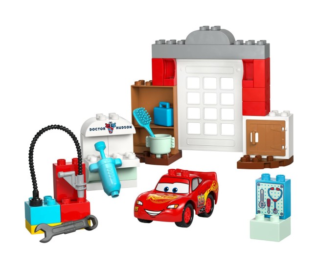 Lego duplo vizita lui mcqueen la garajul lui doc 10456 Lego duplo vizita lui mcqueen la garajul lui doc 10456