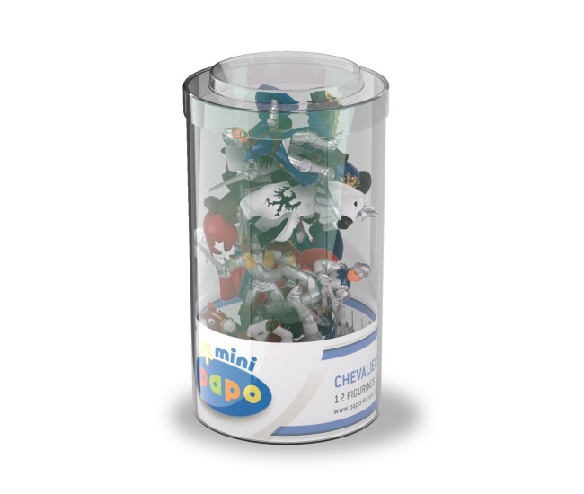 Papo figurina set 12 minifigurine cavaleri 12 piese Papo figurina set 12 minifigurine cavaleri 12 piese