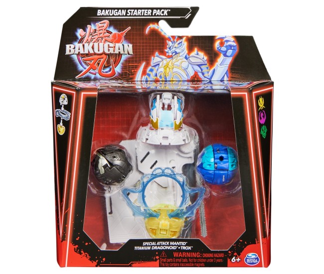 Bakugan starter pack mantid, titanium dragonoid si trox Bakugan starter pack mantid, titanium dragonoid si trox