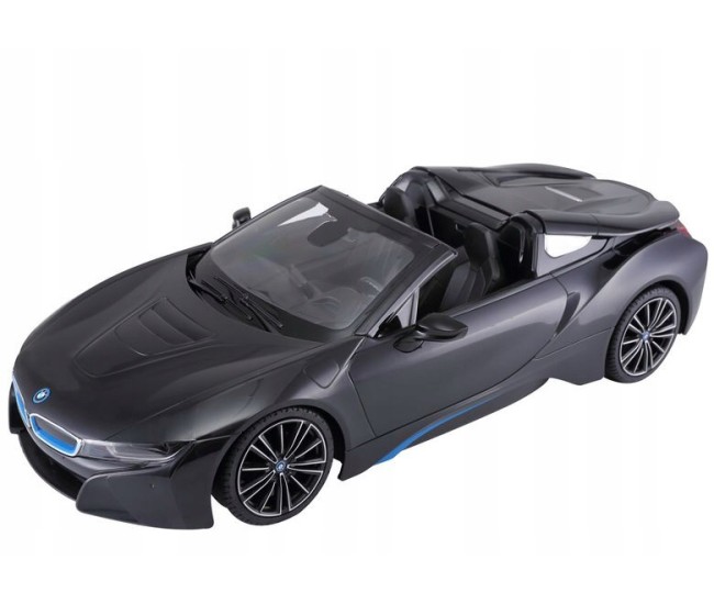 Masina cu telecomanda bmw i8 negru scara 1 la 12 Masina cu telecomanda bmw i8 negru scara 1 la 12