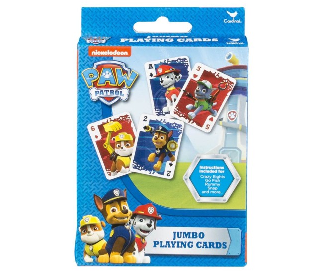 Patrula catelusilor carti de joc jumbo