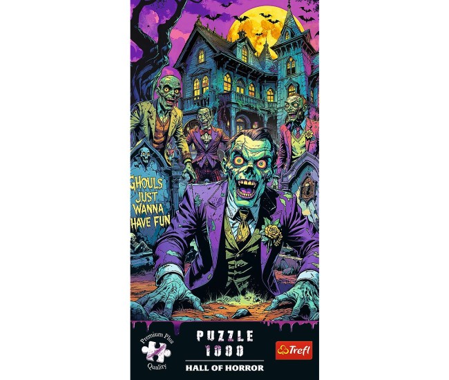 Puzzle trefl 1000 premium plus sala groazei zombi Puzzle trefl 1000 premium plus sala groazei zombi