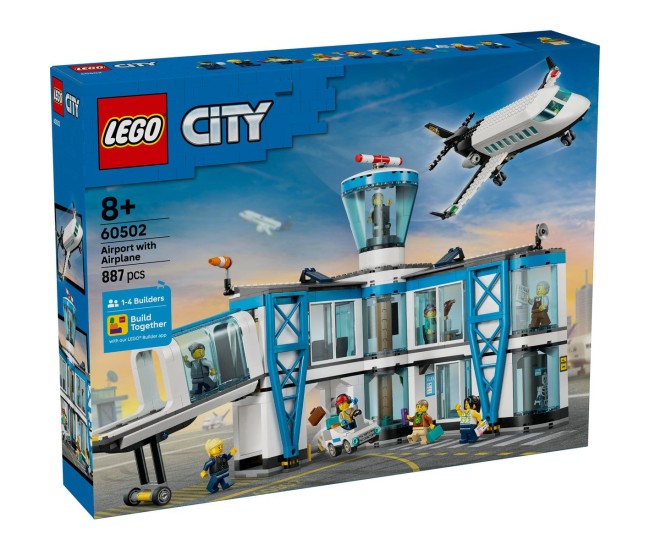 Lego city aeroport cu avion 60502
