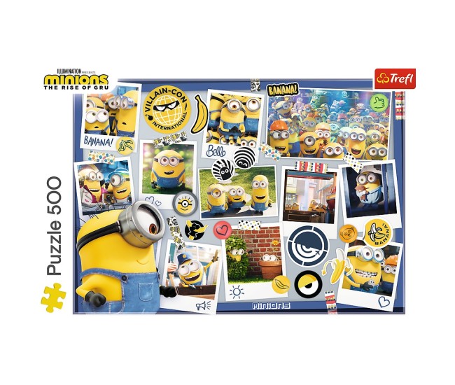 Puzzle trefl 500 minionii colectia foto