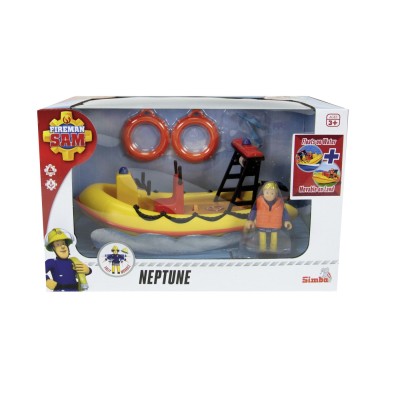 Pompierul sam barca neptun cu figurina penny si accesorii