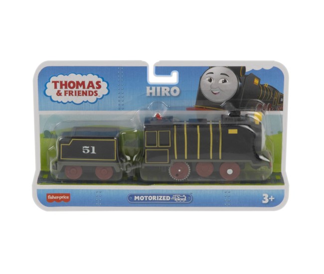 Thomas locomotiva motorizata hiro cu vagon Thomas locomotiva motorizata hiro cu vagon