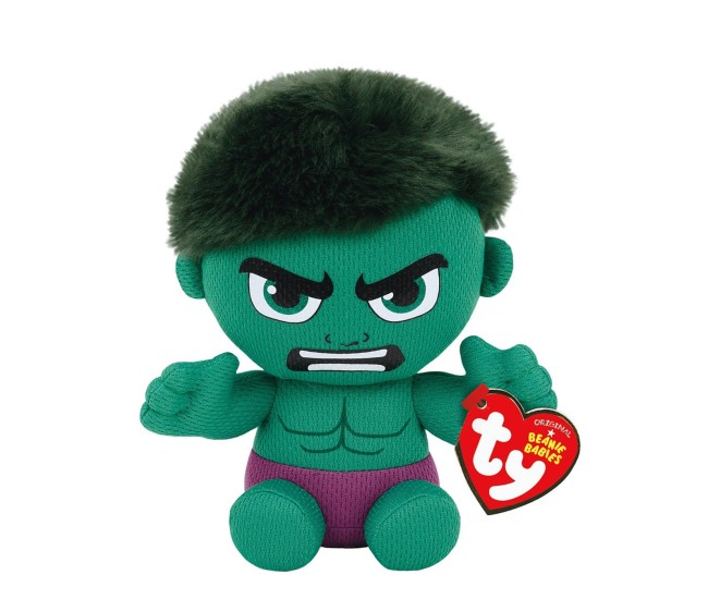 Plus ty 15cm beanie babies marvel hulk Plus ty 15cm beanie babies marvel hulk