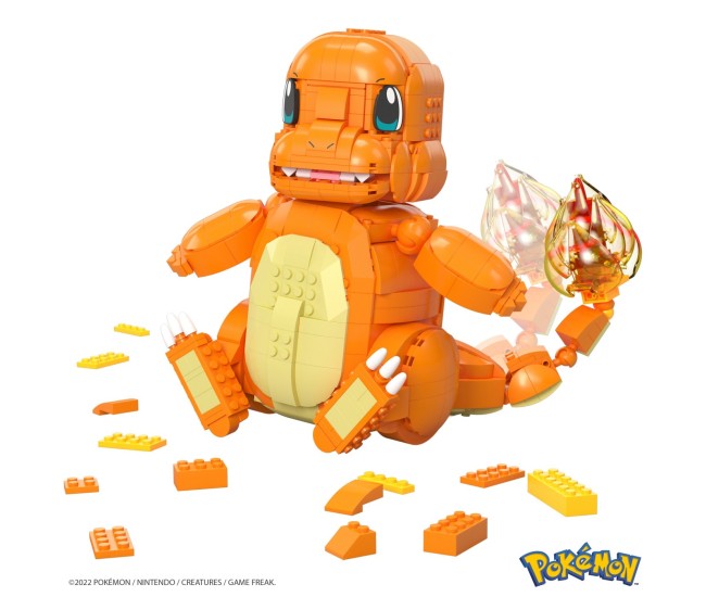 Pokemon mega construx jumbo charmander salameche Pokemon mega construx jumbo charmander salameche