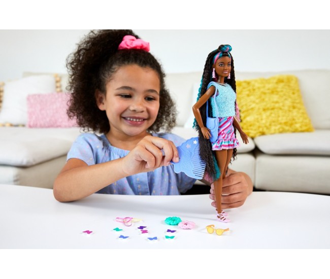 Barbie totally hair papusa barbie curcubeu Barbie totally hair papusa barbie curcubeu