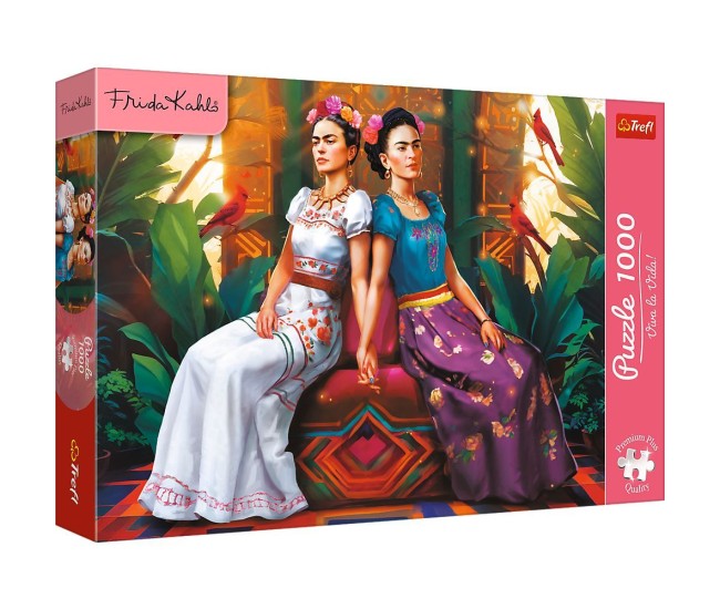 Puzzle trefl 1000 premium plus frida kahlo doua fete