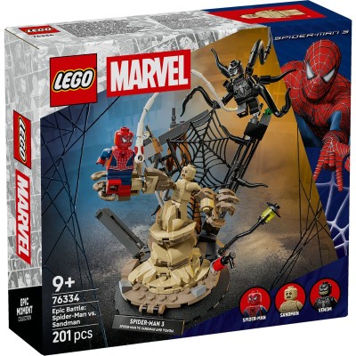 Lego marvel batalie memorabila omul paianjen vs sandman 76334 Lego marvel batalie memorabila omul paianjen vs sandman 76334
