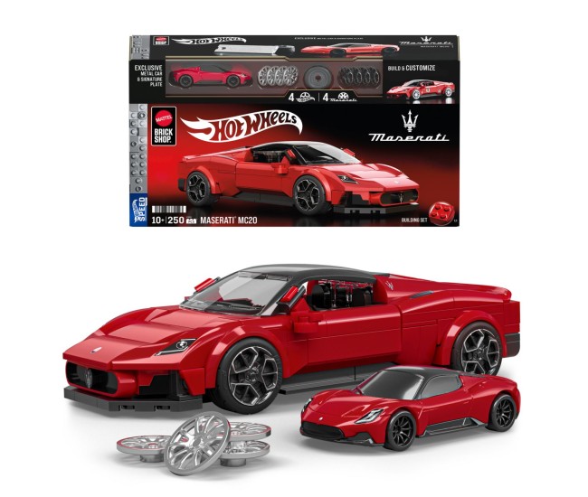 Hot wheels speed series set de constructii maserati mc20 Hot wheels speed series set de constructii maserati mc20