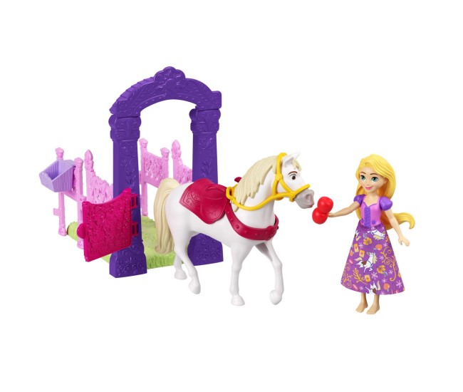 Disney princess set de joaca grajdul regal al lui rapunzel papusa si accesorii