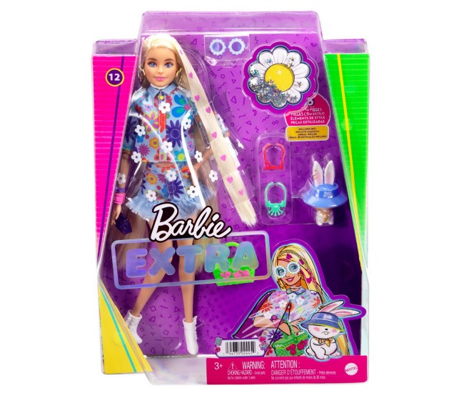 Papusa barbie extra flower power Papusa barbie extra flower power