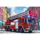 Puzzle trefl 60 masina de pompieri Puzzle trefl 60 masina de pompieri