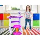 Instrument muzical pianina electronica malplay cu scaun si microfon 45 cm inaltime roz Instrument muzical pianina electronica malplay cu scaun si microfon 45 cm inaltime roz