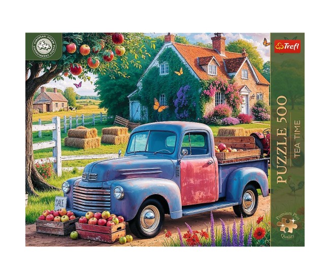 Puzzle trefl 500 premium plus tea time campionatul european masina fermierului Puzzle trefl 500 premium plus tea time campionatul european masina fermierului