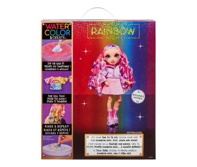 Rainbow high watercolor create papusa ochi mov Rainbow high watercolor create papusa ochi mov