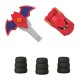 Fisher price batwheels masinuta rosie scara 1:55 Fisher price batwheels masinuta rosie scara 1:55