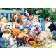 Puzzle trefl 1000 caini in gradina Puzzle trefl 1000 caini in gradina