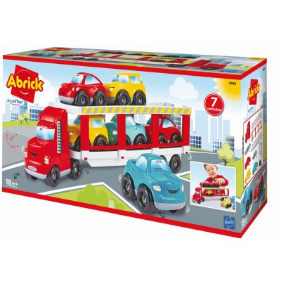 Ecoiffier abrick transportator auto platforma