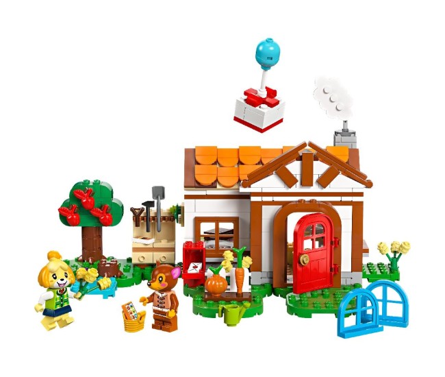 Lego animal crossing isabelle vine in vizita 77049 Lego animal crossing isabelle vine in vizita 77049