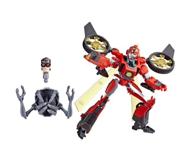 Transformers figurina earthspark deluxe terran twitch 12.5cm