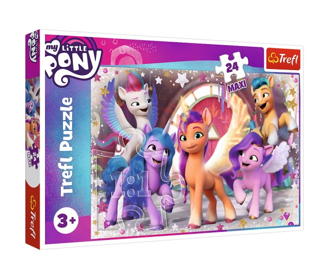 Puzzle trefl 24 maxi my little pony - bucuria poneilor Puzzle trefl 24 maxi my little pony - bucuria poneilor