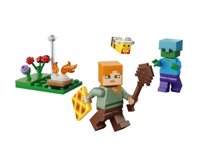 Lego minecraft conflict la focul de tabara al lui alex 30732