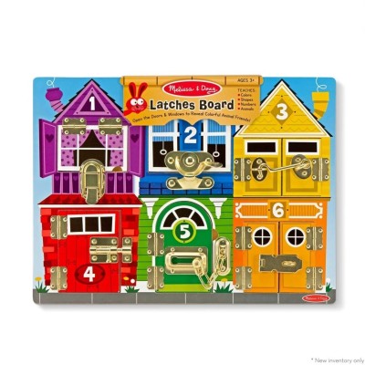 Melissa and doug set de invatare placa cu zavoare din lemn