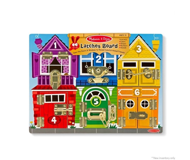 Melissa and doug set de invatare placa cu zavoare din lemn