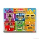 Melissa and doug set de invatare placa cu zavoare din lemn