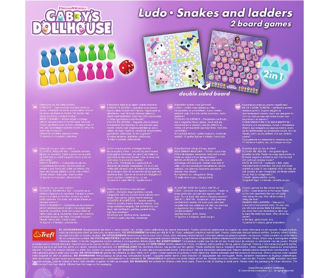 Joc dream works gabbys house 2in1 ludo si serpisori scari Joc dream works gabbys house 2in1 ludo si serpisori scari