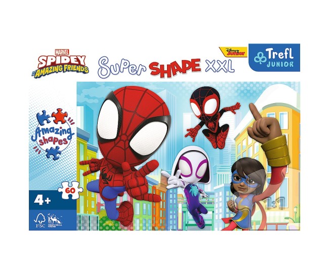 Puzzle trefl primo super shape xxl 60 spidey Puzzle trefl primo super shape xxl 60 spidey
