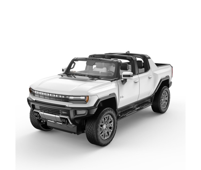 Masina cu telecomanda gmc hummer ev alb scara 1 la 16 Masina cu telecomanda gmc hummer ev alb scara 1 la 16