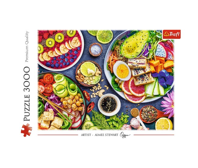 Puzzle trefl 3000 bolul colorat