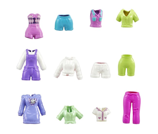 Polly pocket set 2 papusi si accesorii 27 piese Polly pocket set 2 papusi si accesorii 27 piese