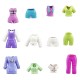 Polly pocket set 2 papusi si accesorii 27 piese Polly pocket set 2 papusi si accesorii 27 piese