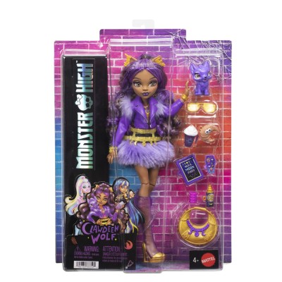 Monster high papusa clawdeen wolf cu accesorii