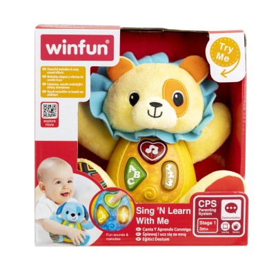 Winfun canta si invata cu leul caesar