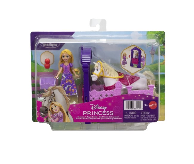 Disney princess set de joaca grajdul regal al lui rapunzel papusa si accesorii