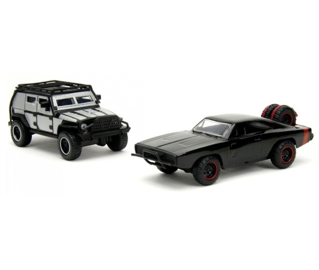 Jada fast and furious seria legacy set 2 masini metalice jeep wrangler 1 la 32