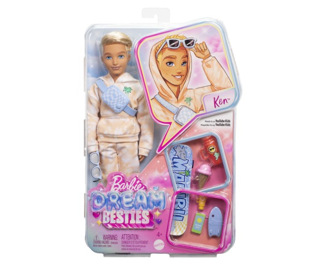 Barbie dream besties papusa ken cu accesorii