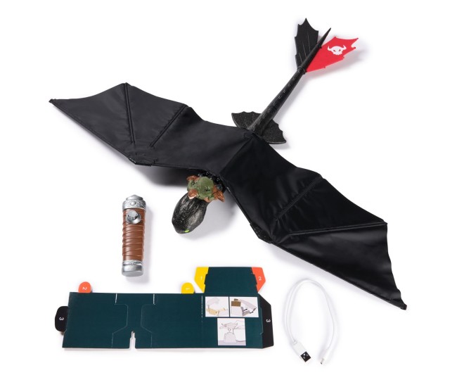 Cum sa iti dresezi dragonul figurina dragon toothless zburator cu telecomanda Cum sa iti dresezi dragonul figurina dragon toothless zburator cu telecomanda
