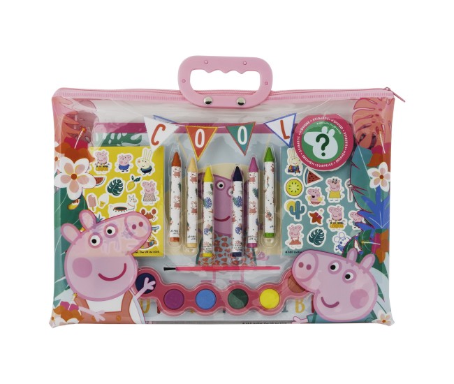 Set desen gentuta de creatie peppa pig Set desen gentuta de creatie peppa pig
