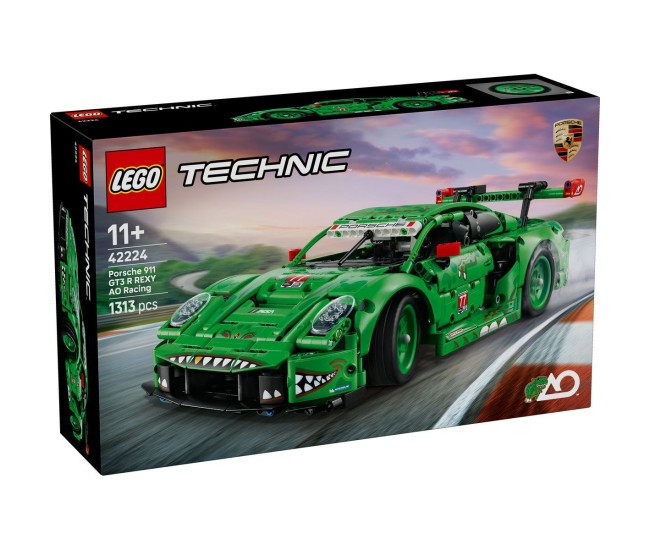 Lego technic masina porsche 911 gt3 r rexy ao racing 42224