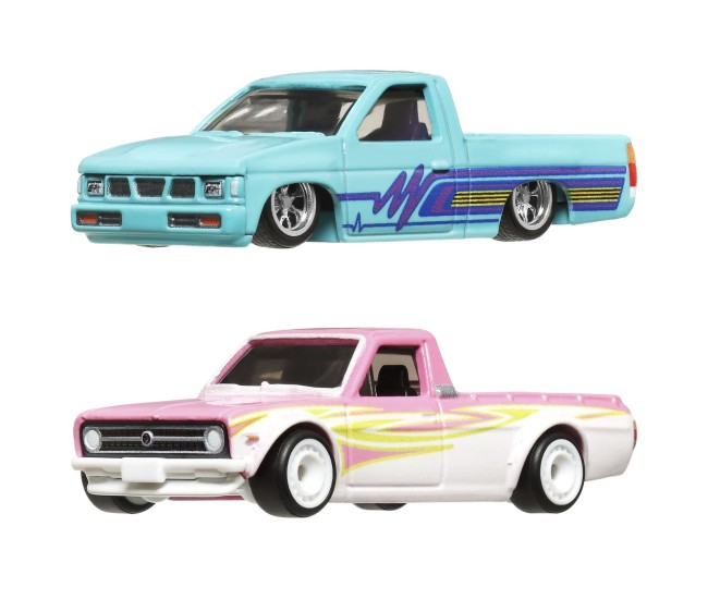 Hot wheels premium set 2 masinute metalice datsun sunny truck si nissan hardbody scara 1:64 Hot wheels premium set 2 masinute metalice datsun sunny truck si nissan hardbody scara 1:64