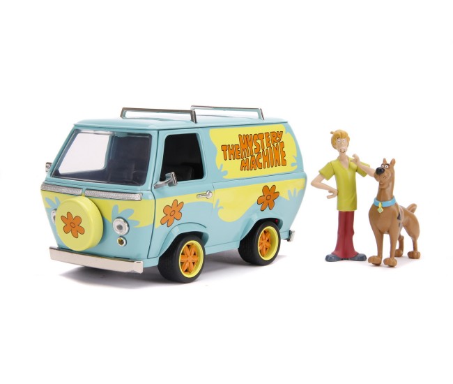 Scooby doo mystery van set format din dubita metalica scara 1:24 si 2 figurine scooby doo si shaggy Scooby doo mystery van set format din dubita metalica scara 1:24 si 2 figurine scooby doo si shaggy