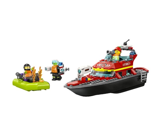 Lego city barca de salvare a pompierilor 60373 Lego city barca de salvare a pompierilor 60373