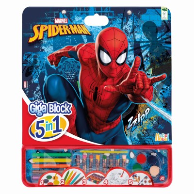 Happi hobbi set pentru desen giga block 5 in 1 marvel spider man Happi hobbi set pentru desen giga block 5 in 1 marvel spider man